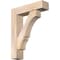 Ekena Millwork Balboa Block Smooth Bracket w/ Offset Brace, Douglas Fir, 7 1/2"W x 30"D x 38"H BKT0806X30X38BOA05SDF - alternate 1